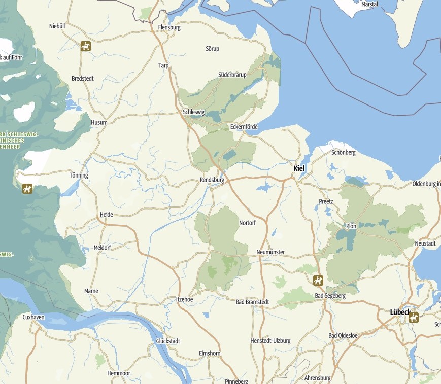 Reitwegekarten - Reitwege SH Reitwegekarten - Reitwege SH