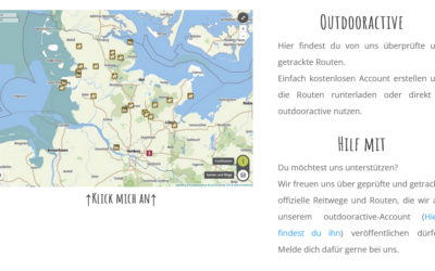 Wie tracke ich einen offiziellen Reit,- oder Fahrweg?