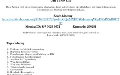 Jahreshauptversammlung