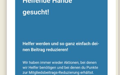 Helfende Hände gesucht…