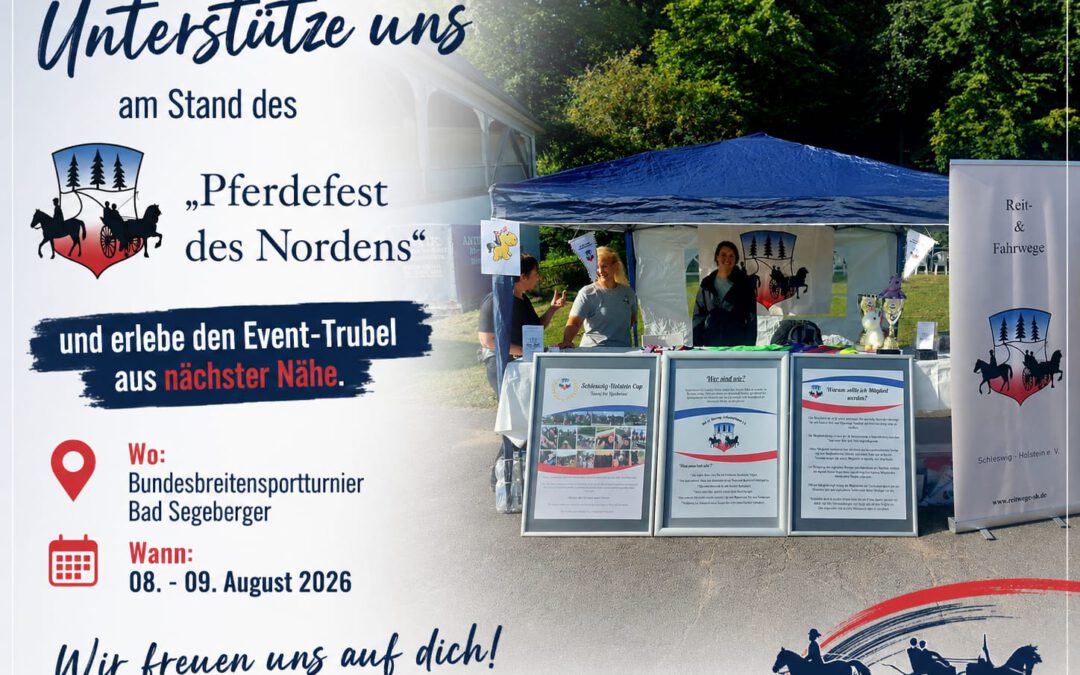 Hilfe für unseren Stand zum Pferdefestival gesucht
