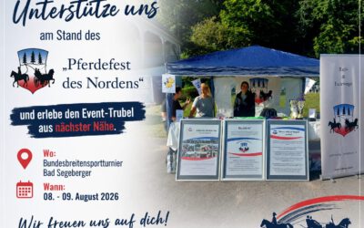 Hilfe für unseren Stand zum Pferdefestival gesucht